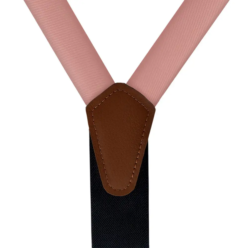 Bold Streamlined Solid Tone Suspenders