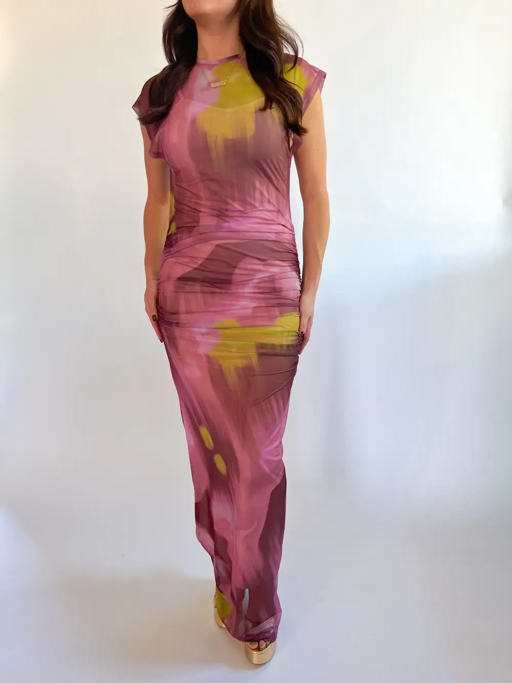Everyday Maxi Detail Dress Silhouette