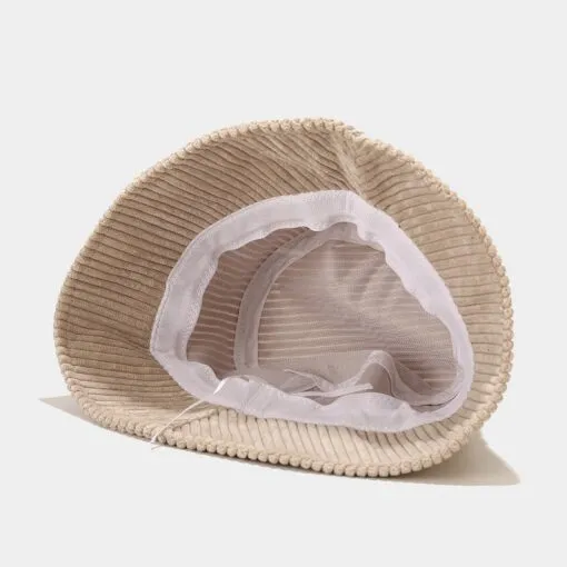 Outdoor Travel Corduroy Round Beret Hat
