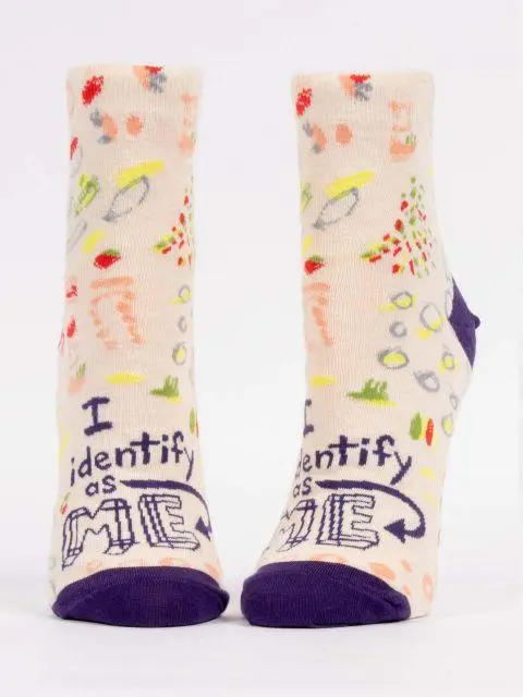 Women's I Identify As Me Ankle Socks