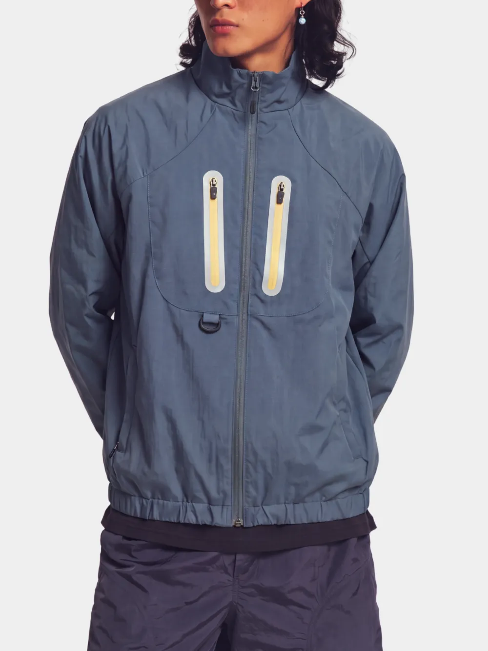 Water Repellent Lightweight Stand Collar Outdoor Windbreaker Jacket