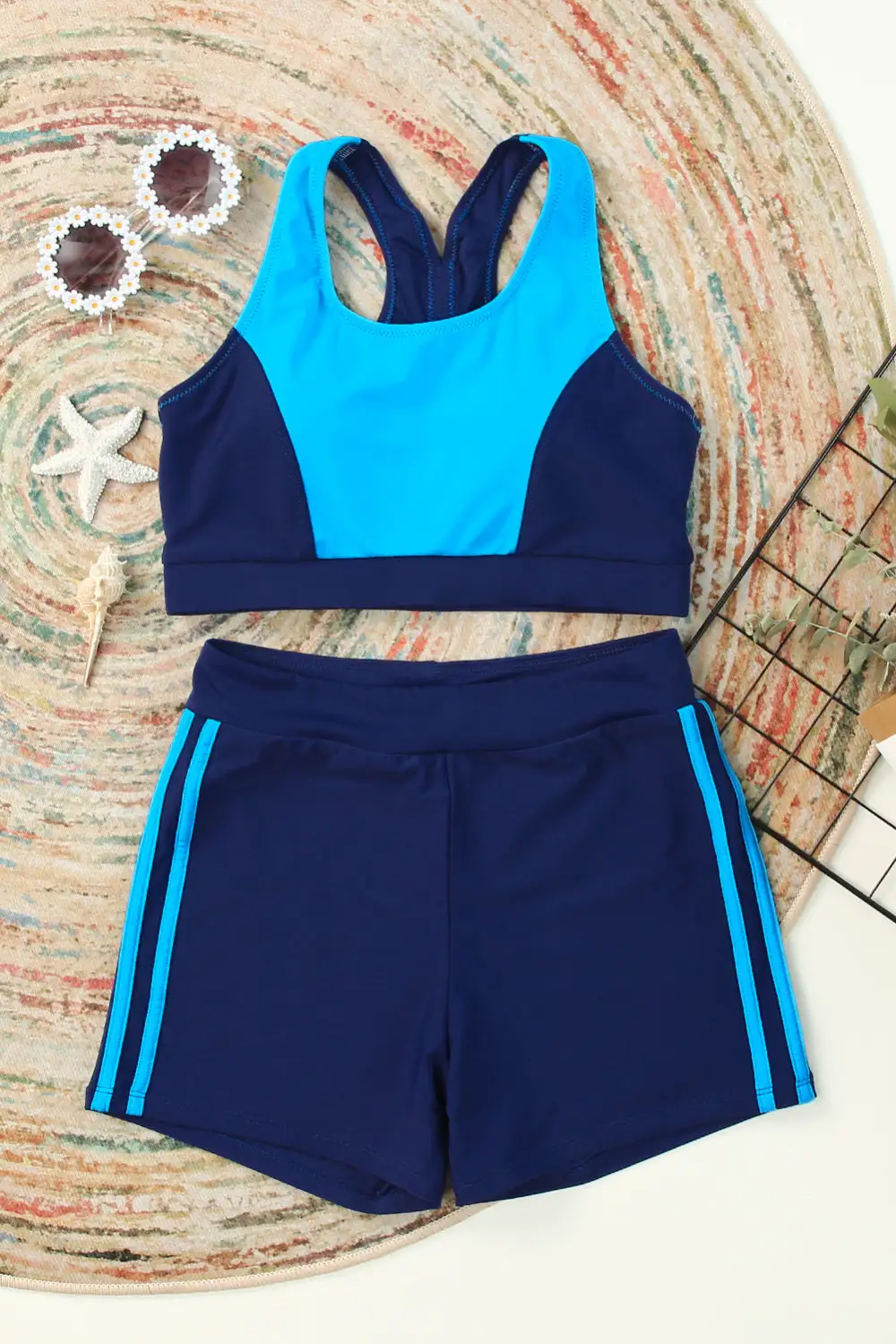 Swimwear Solid Colorblock Bodycom Party Bikinis