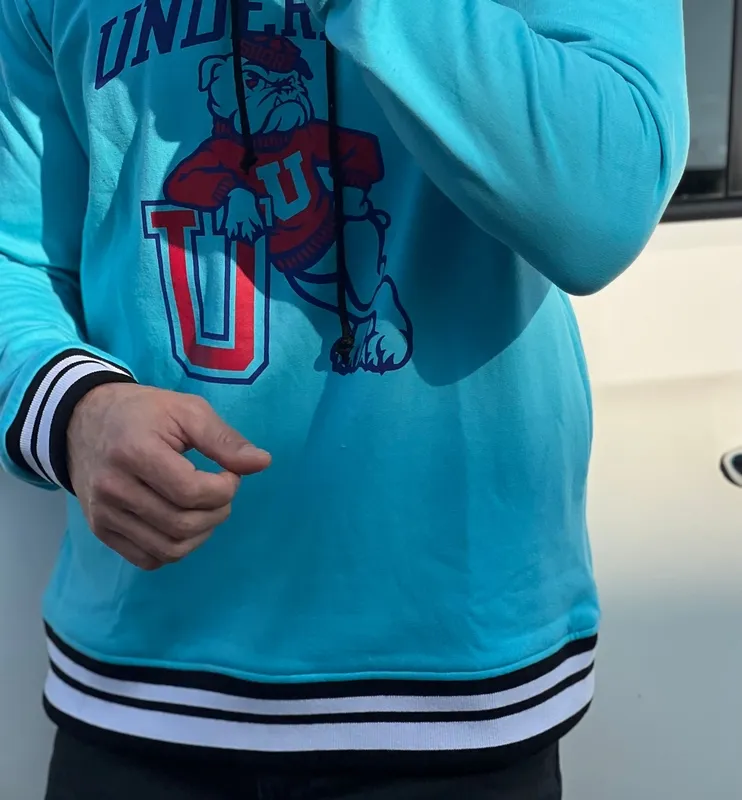 Sky Blue Fleece Hoodie