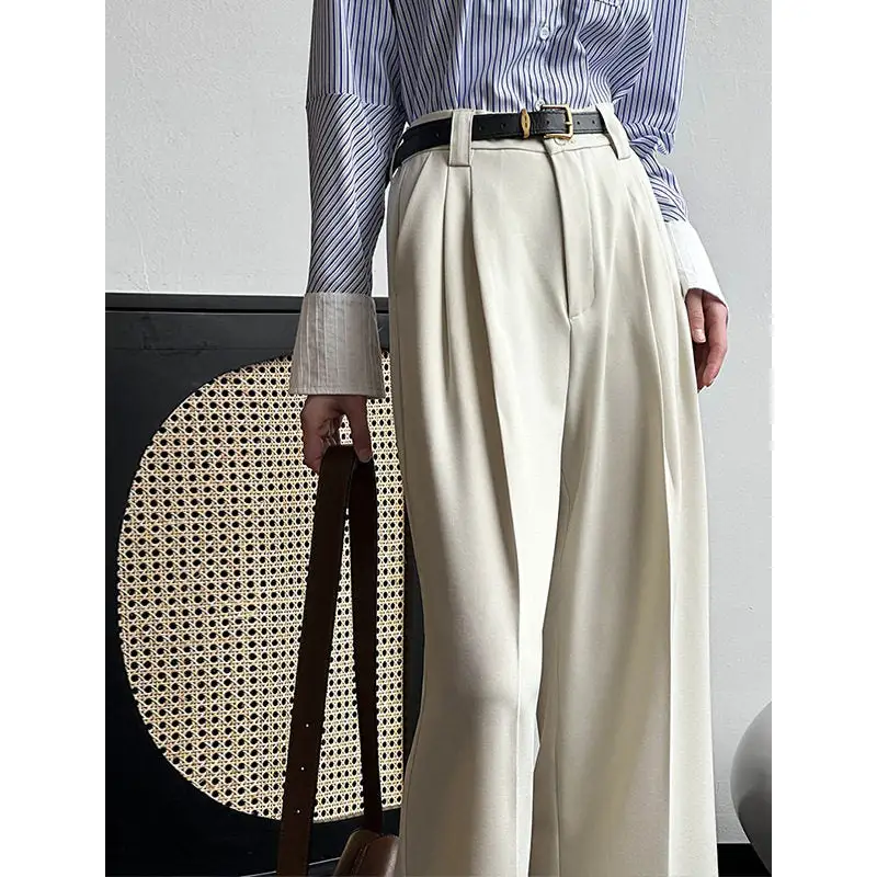 High Waist Loose Fit Casual Pants
