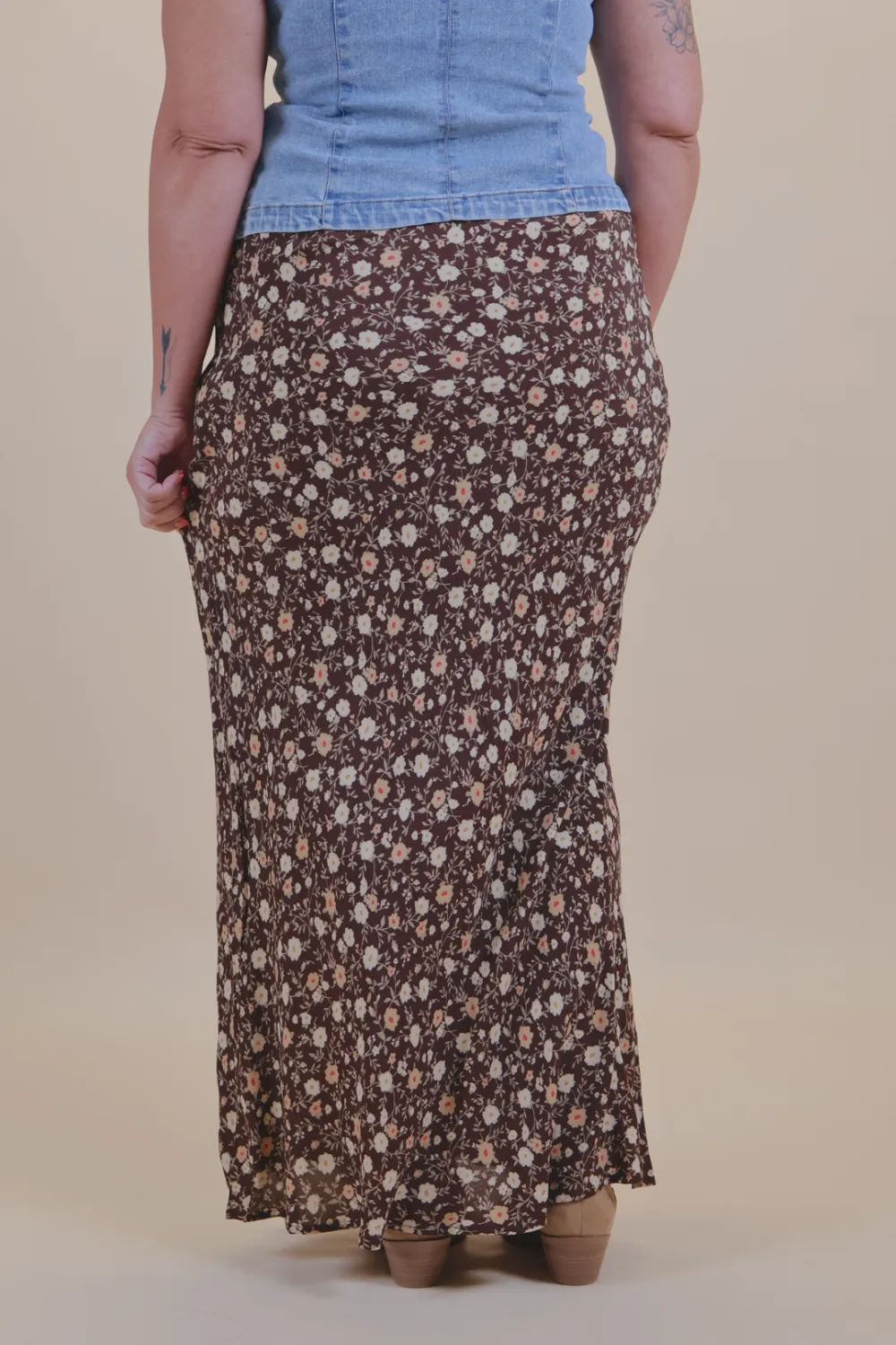 Sleek Design Maxi Skirt
