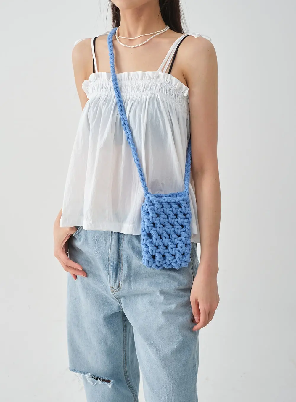 Knitted Crossbody Bag