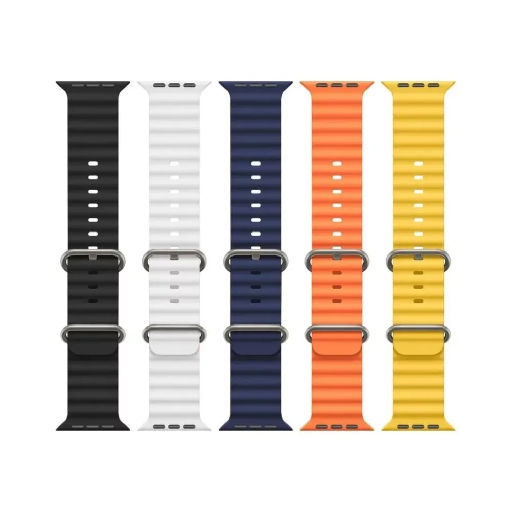 Silicone Sport Watch Strap Replacement Band – Adjustable Wristband