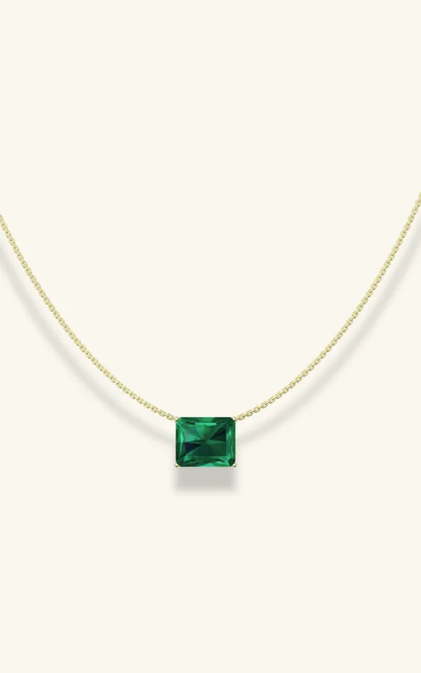 Square Diamond Necklace