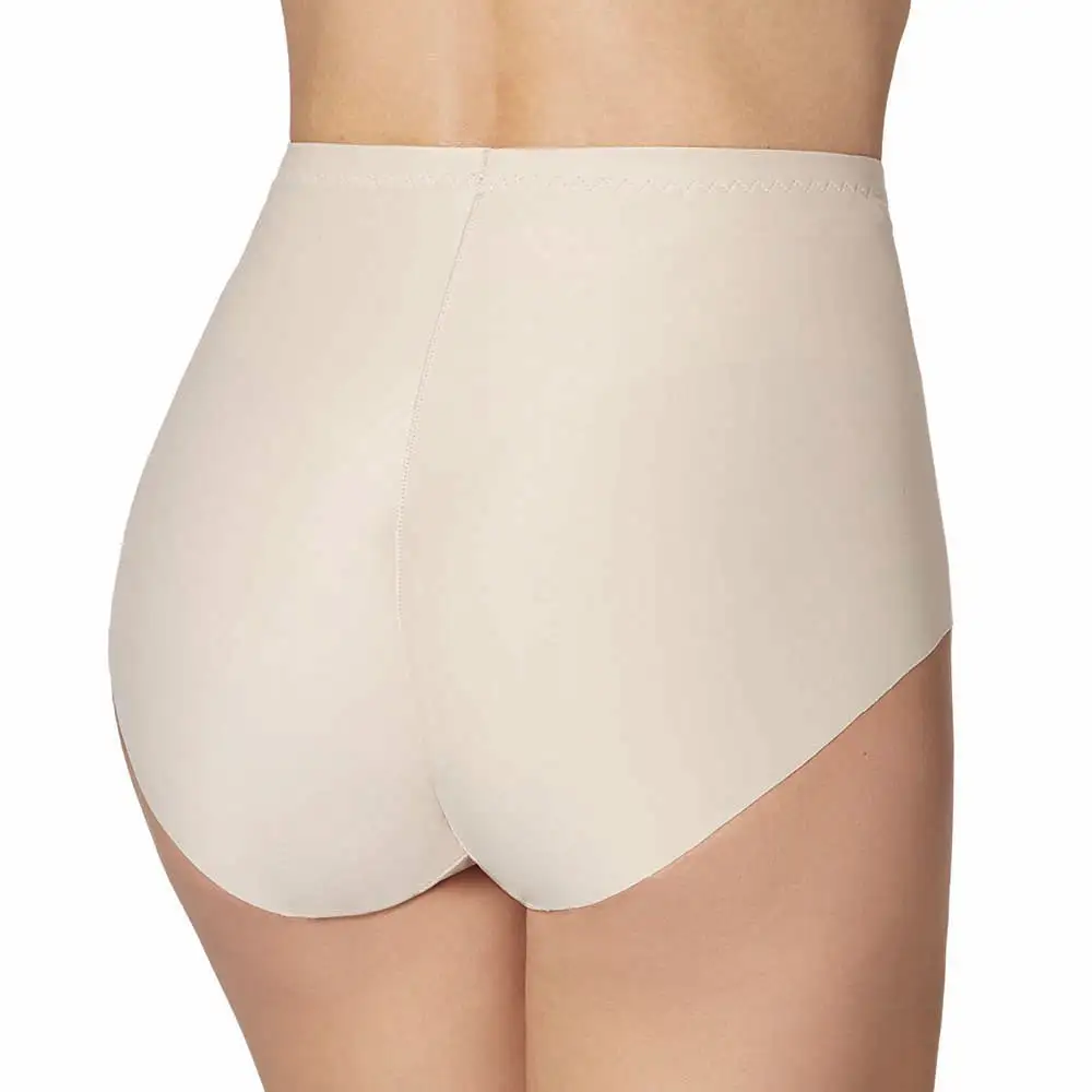 Women's High Cut High Waist Seamless Laser Cut Cotton Supportive Fit Shaping Panty