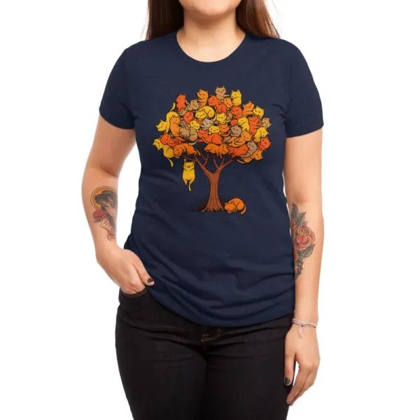 Versatile Basic Round Neck Art Pattern