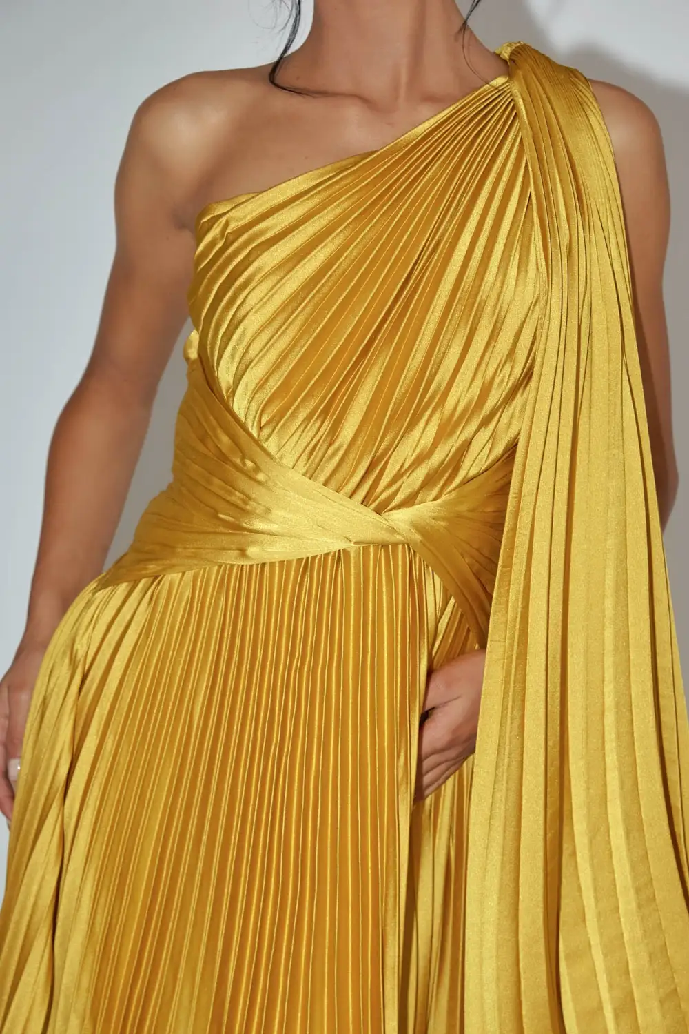 Refined One Shoulder Maxi Dress