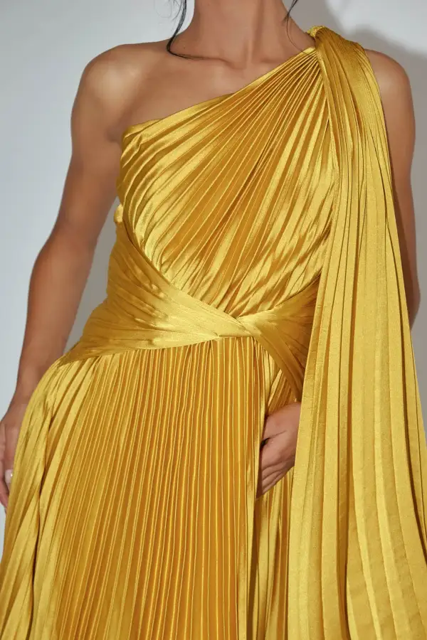 Refined One Shoulder Maxi Dress