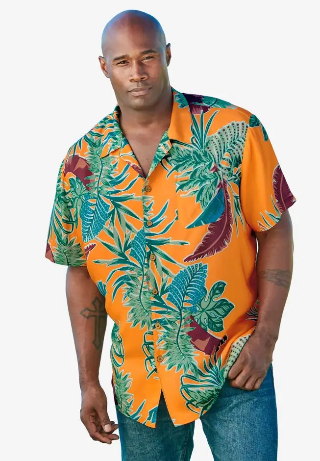 Printed Camp Shirt