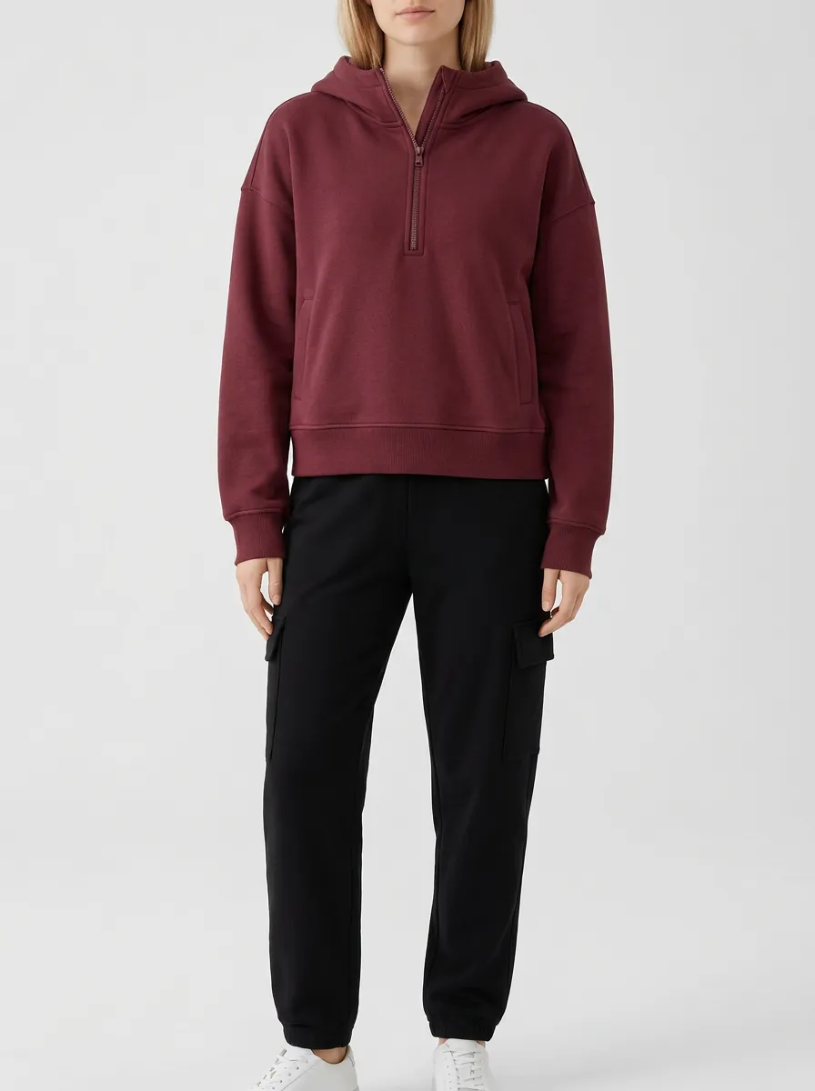 Women's Layering Quarter-Zip Hoodie