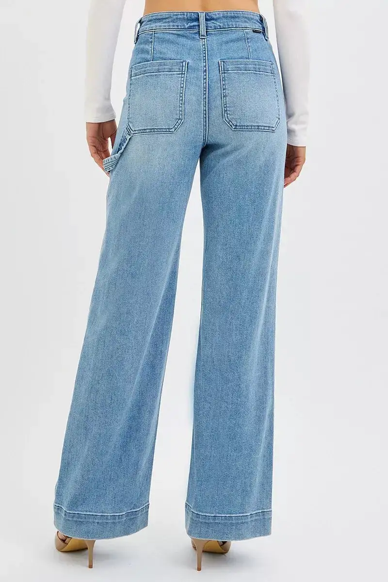 Modern High Rise Straight Leg Jeans