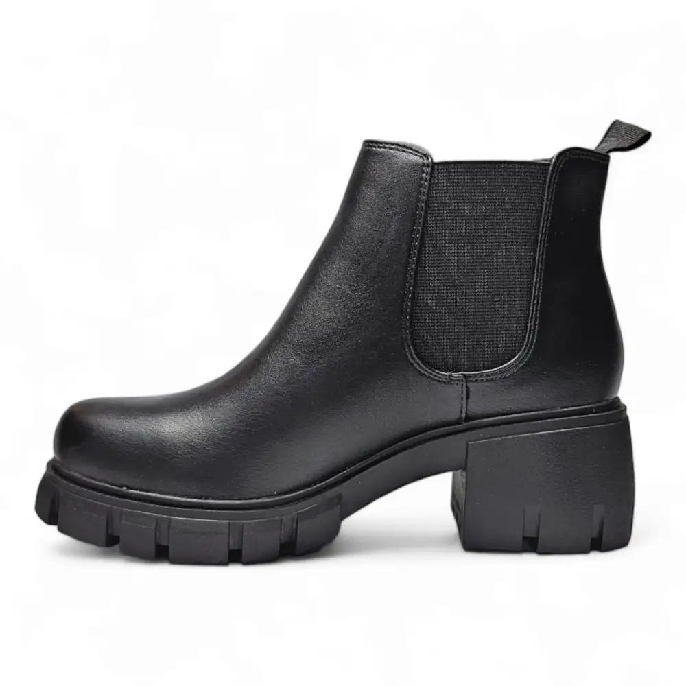 Poppy Lug Sole Slip-On Chelsea Bootie