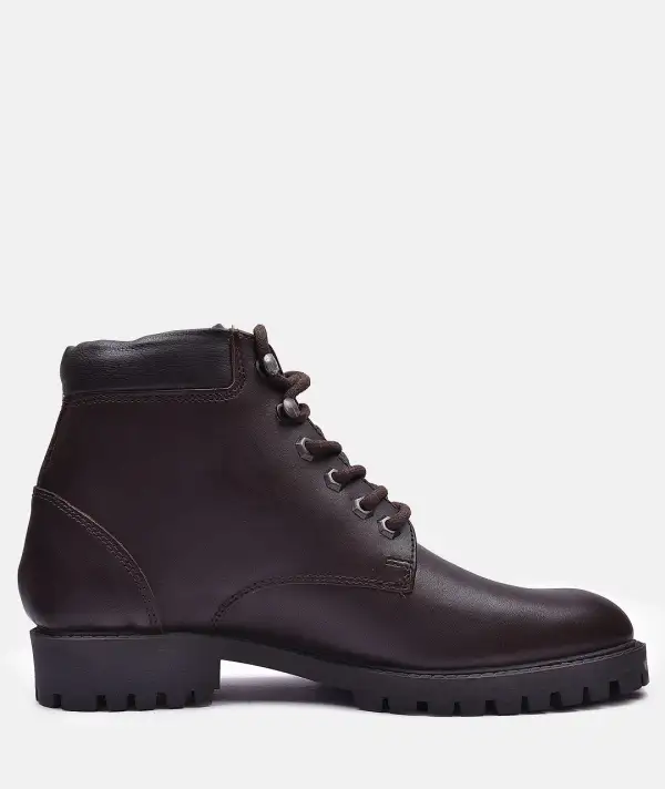 Men's Practical Country Lace Up Leather Everyday Boots