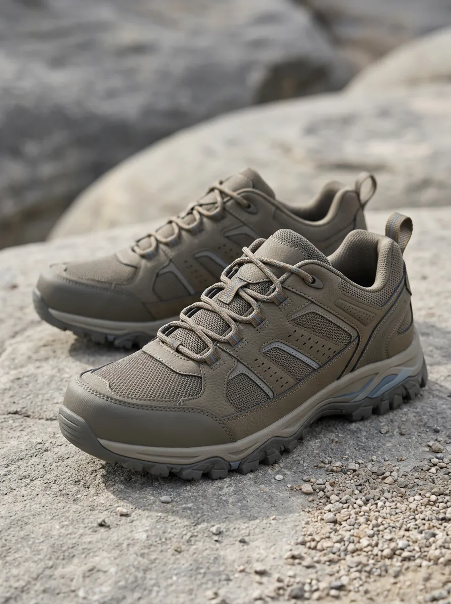 Men's Outdoor Hiking Tactical Mesh Printed Shoes