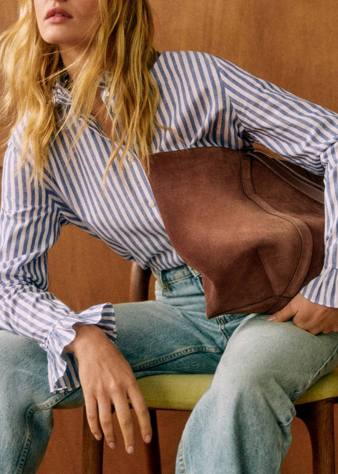 Blue Stripes  Long Sleeve Shirt