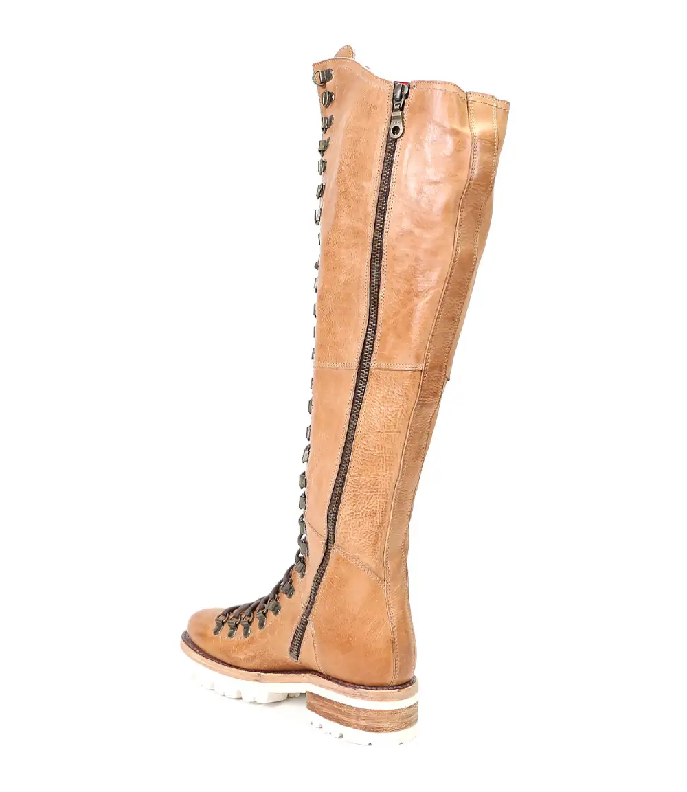 Side-Zip Lace-Up Hiker Boots