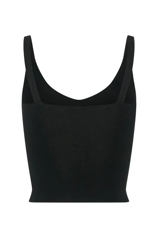 Black Knit Top