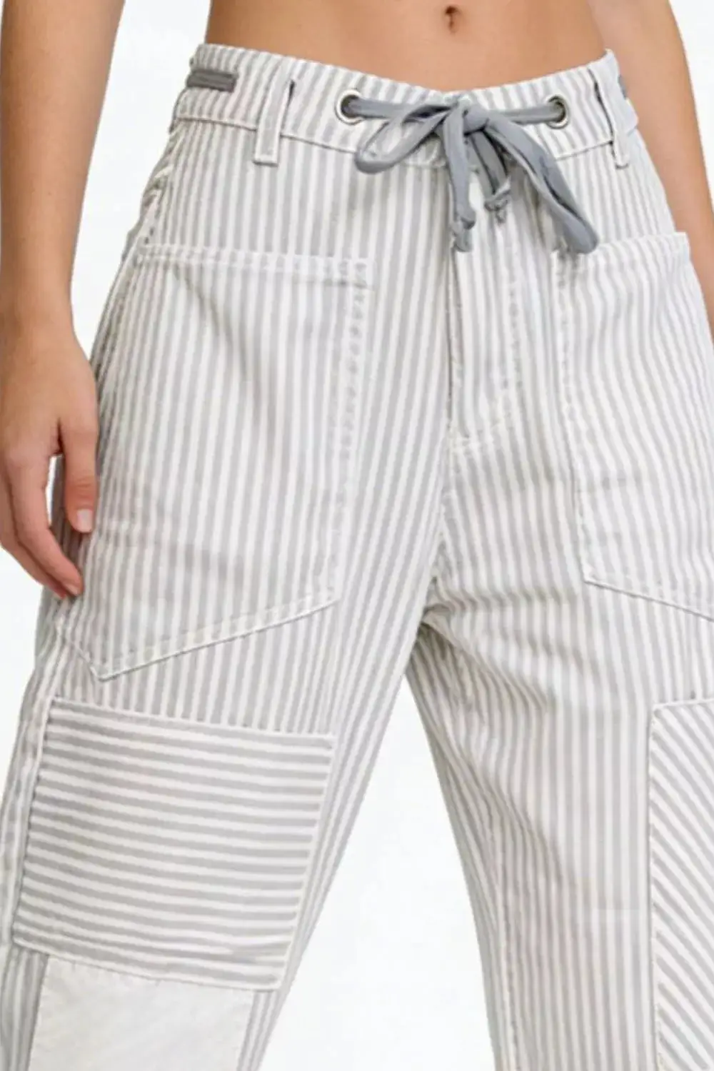 Chic Striped Wide Leg Pants