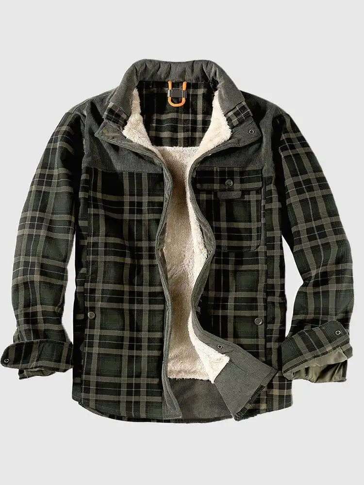 Padded Warm Cotton Flannelette Jacket Coat