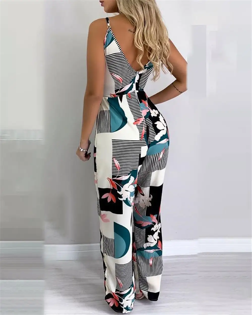 Floral Print Effortless Jumpsuit