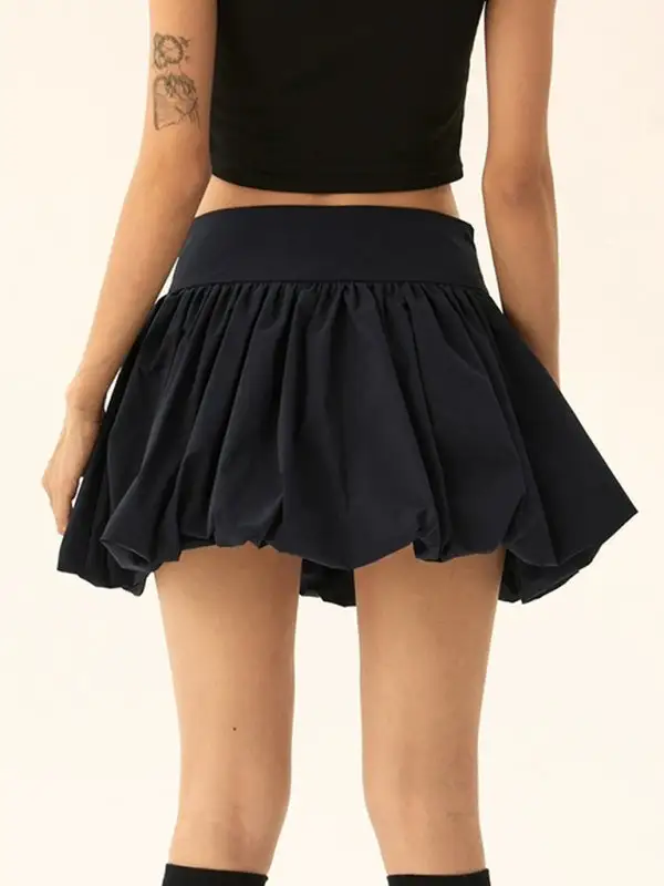Smart Cotton Blend Pocket Detail Skirt