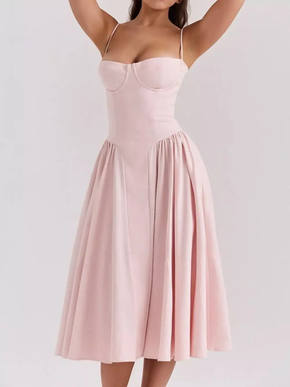 Easy Fit Sleeveless Midi Dress