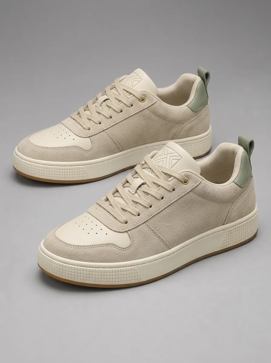 Men's Minimalist Suede Leather Skate Shoes