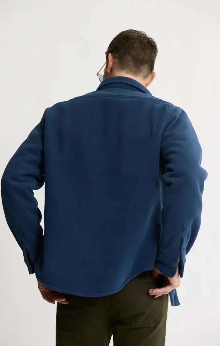 Sherpa Bonded Polar Fleece Shirt Jacket
