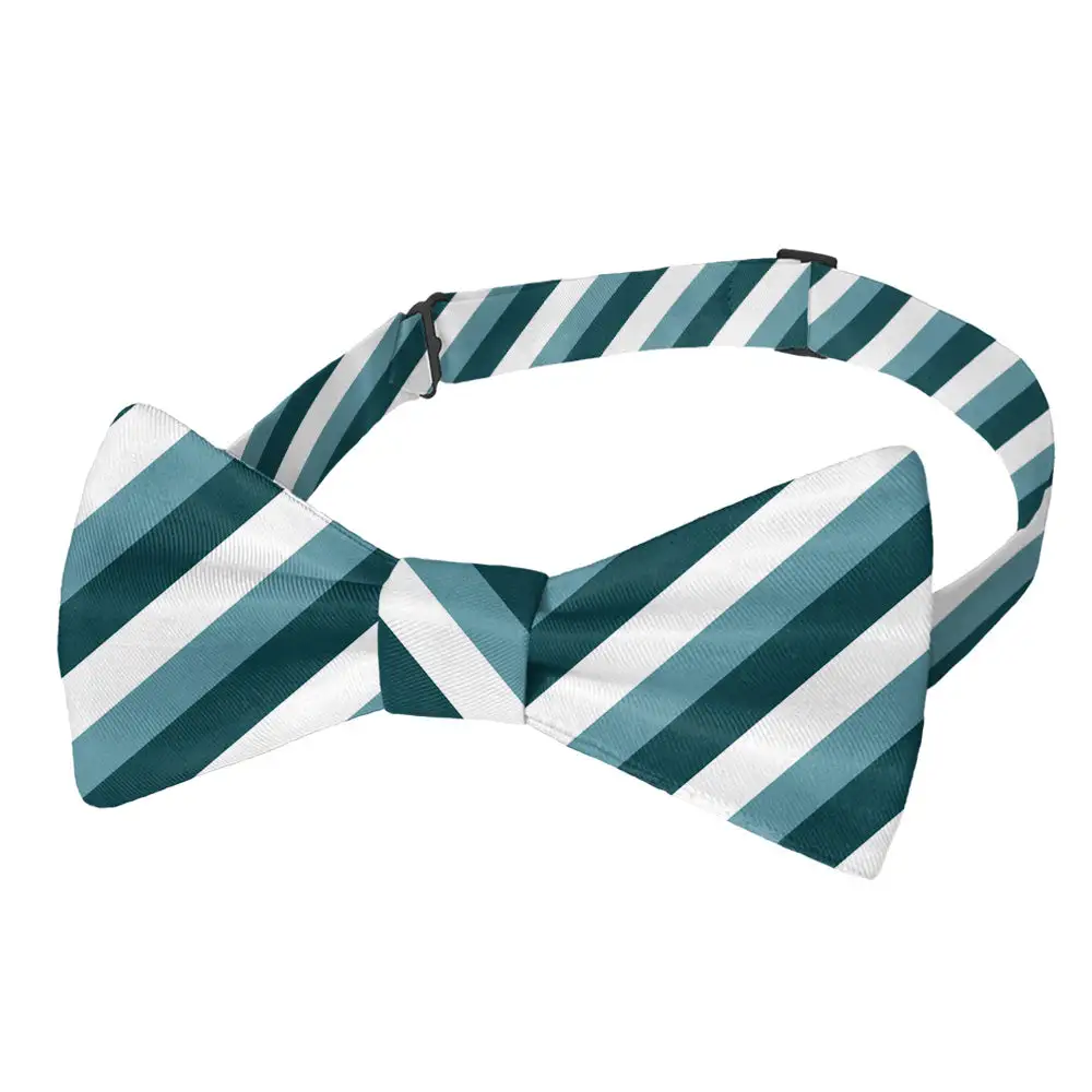 Columbine Stripe Motif Bow Tie