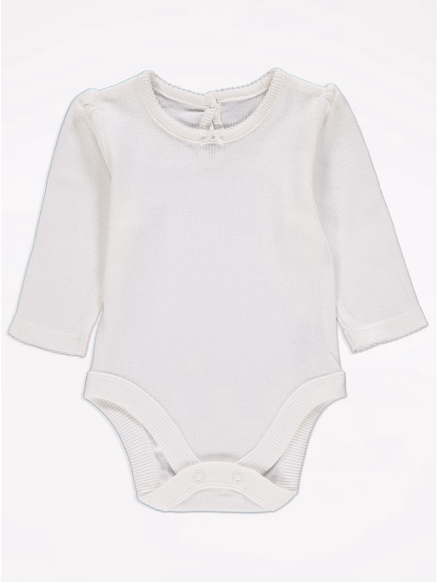 Pink Checked Fleece Pinafore Dress and Bodysuit Outfit detail 1