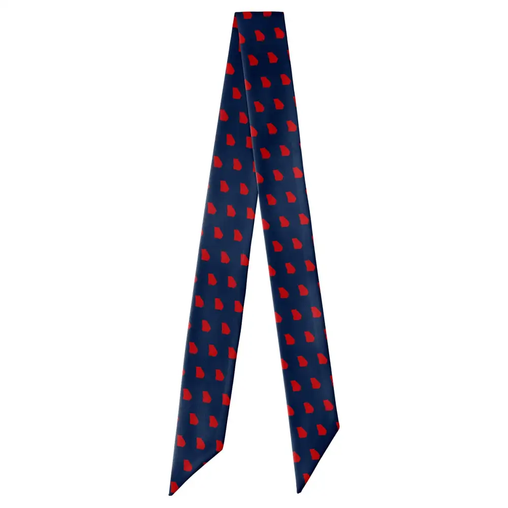 Georgia State Outline Design Hair Scarf