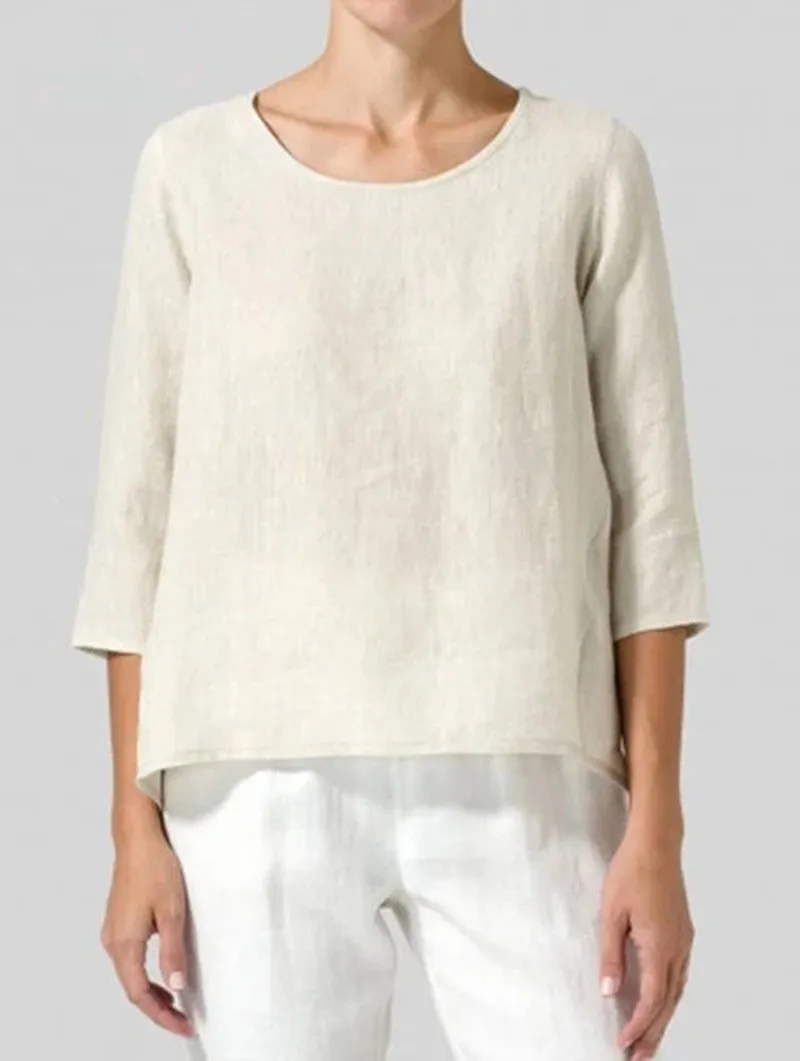 Relaxed Linen Top