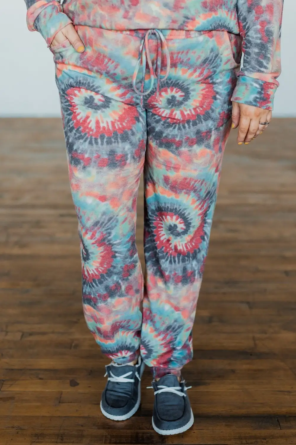 Tie-Dye Drawstring Joggers