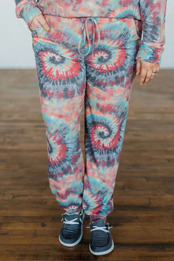 Tie-Dye Drawstring Joggers