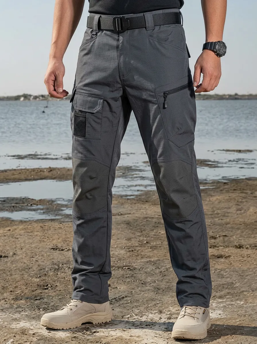 Men's Adventure Utility Multi-Pocket Waterproof Tactical Cargo Pants