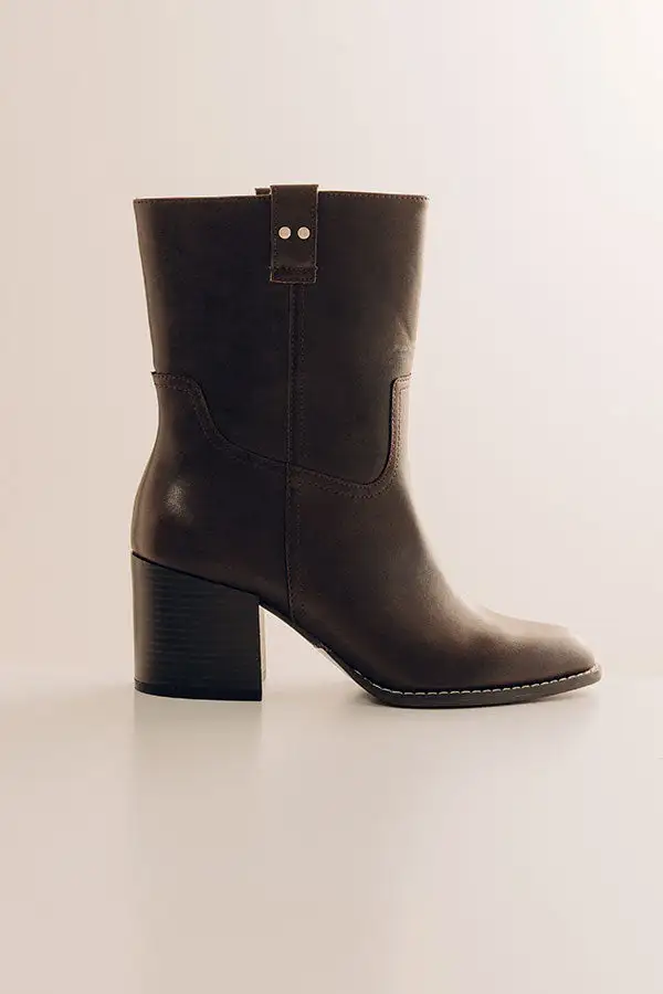 Classic Faux Leather Boots