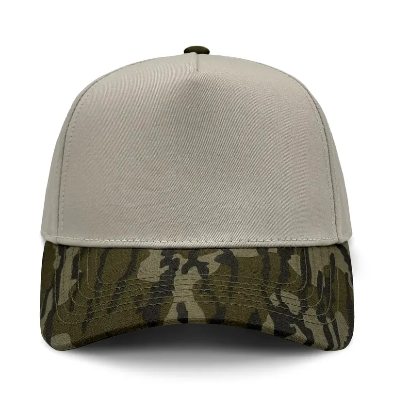 Curved Bill Hybrid Snapback Cap
