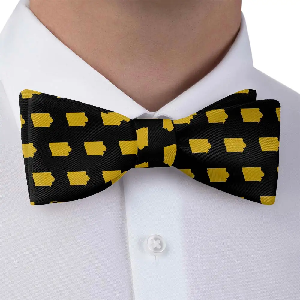 Timeless Outline Motif Bow Tie