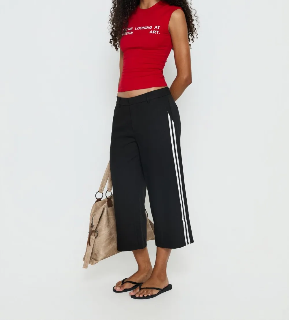 Red Graphic Baby Tee
