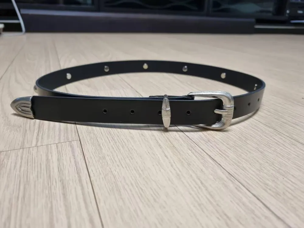 Classic Buckle Soft Leather Belt
