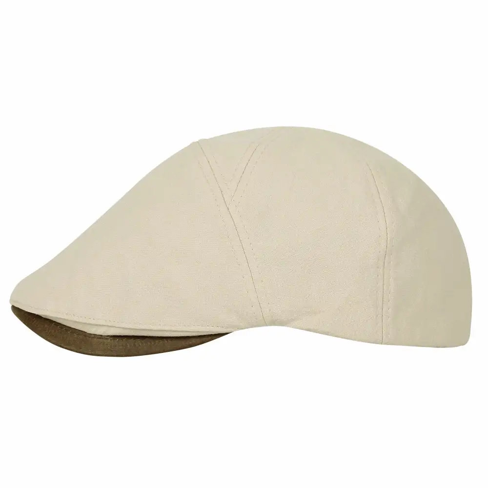Faux Leather Newsboy Cap