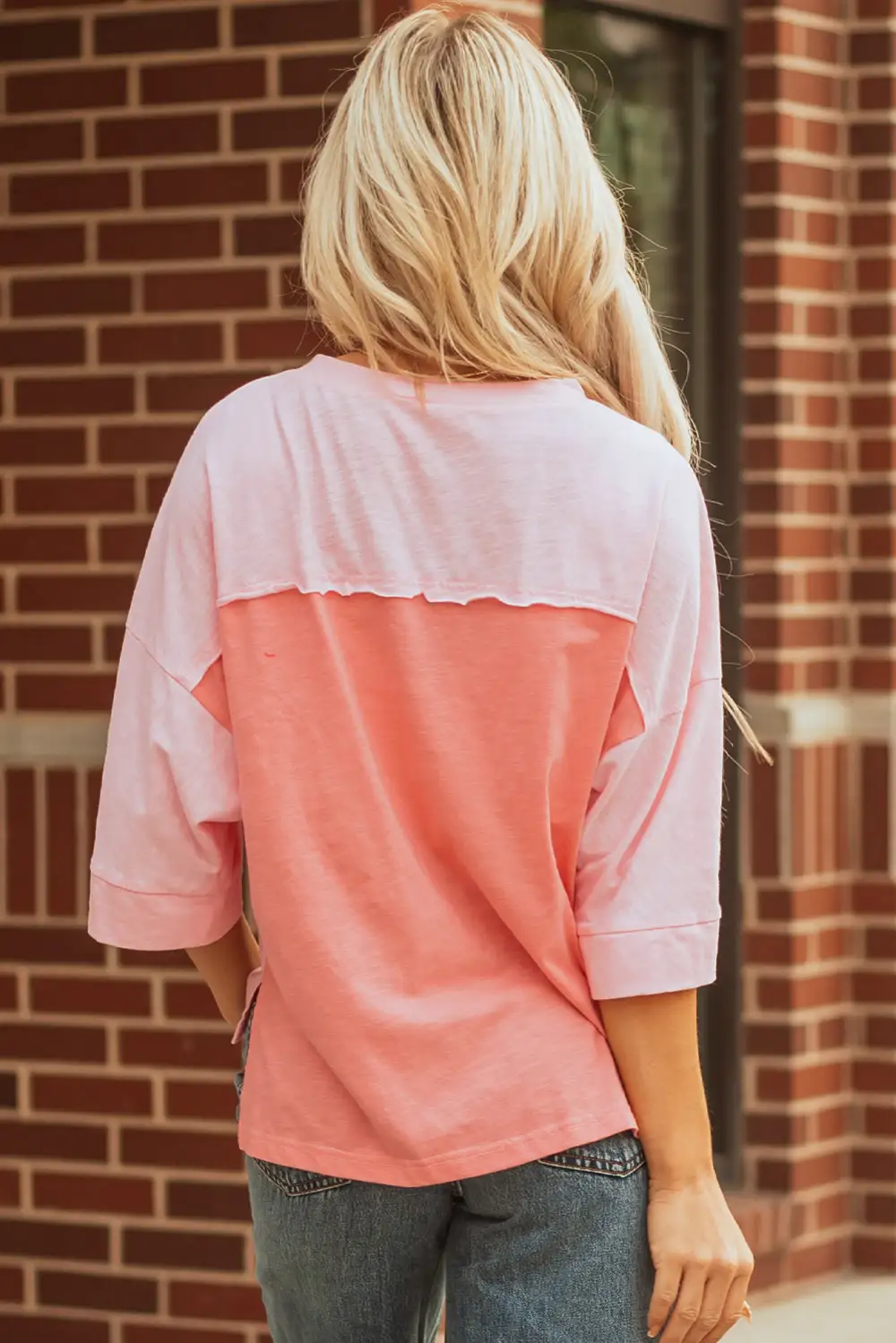 Women's Bracelet Sleeve Oversized Fit Applique T-Shirt