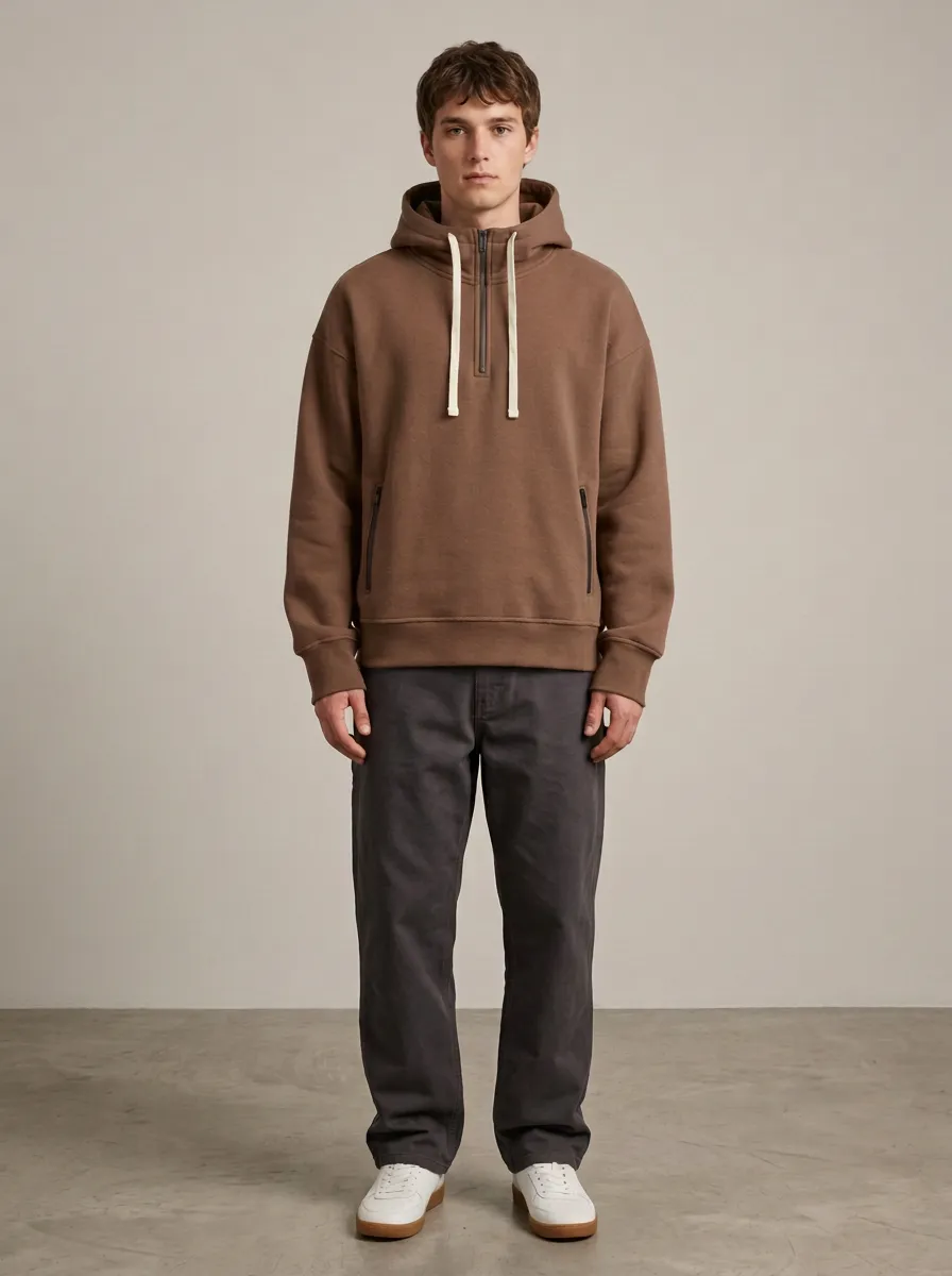 Unisex Casual Fit Hooded Sweatshirt