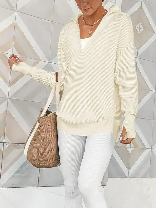 Half Zip Everyday Long Sleeve Top