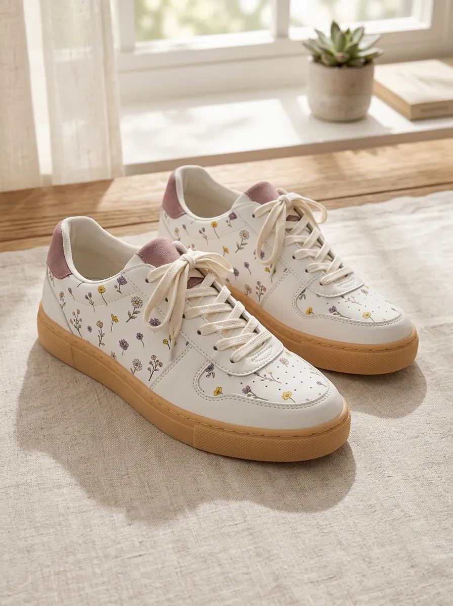 Women's Street Floral Lover Wildflower Skate Shoes