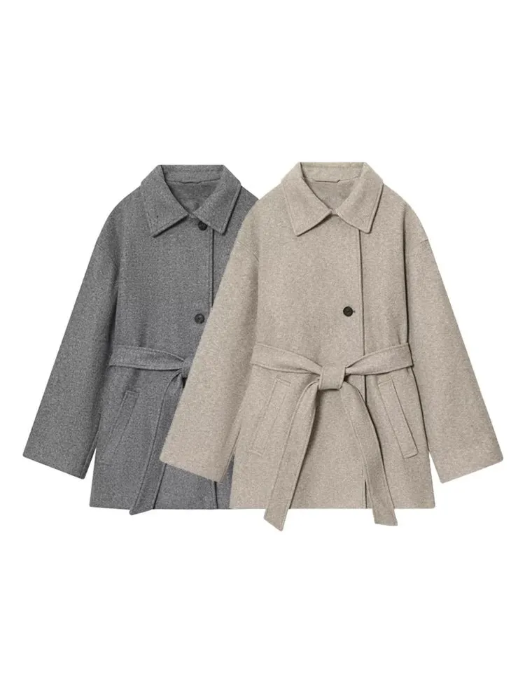 Faux Wool Coat